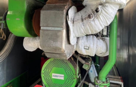 Calcium free insulation for cogeneration plants and engines Greenflex